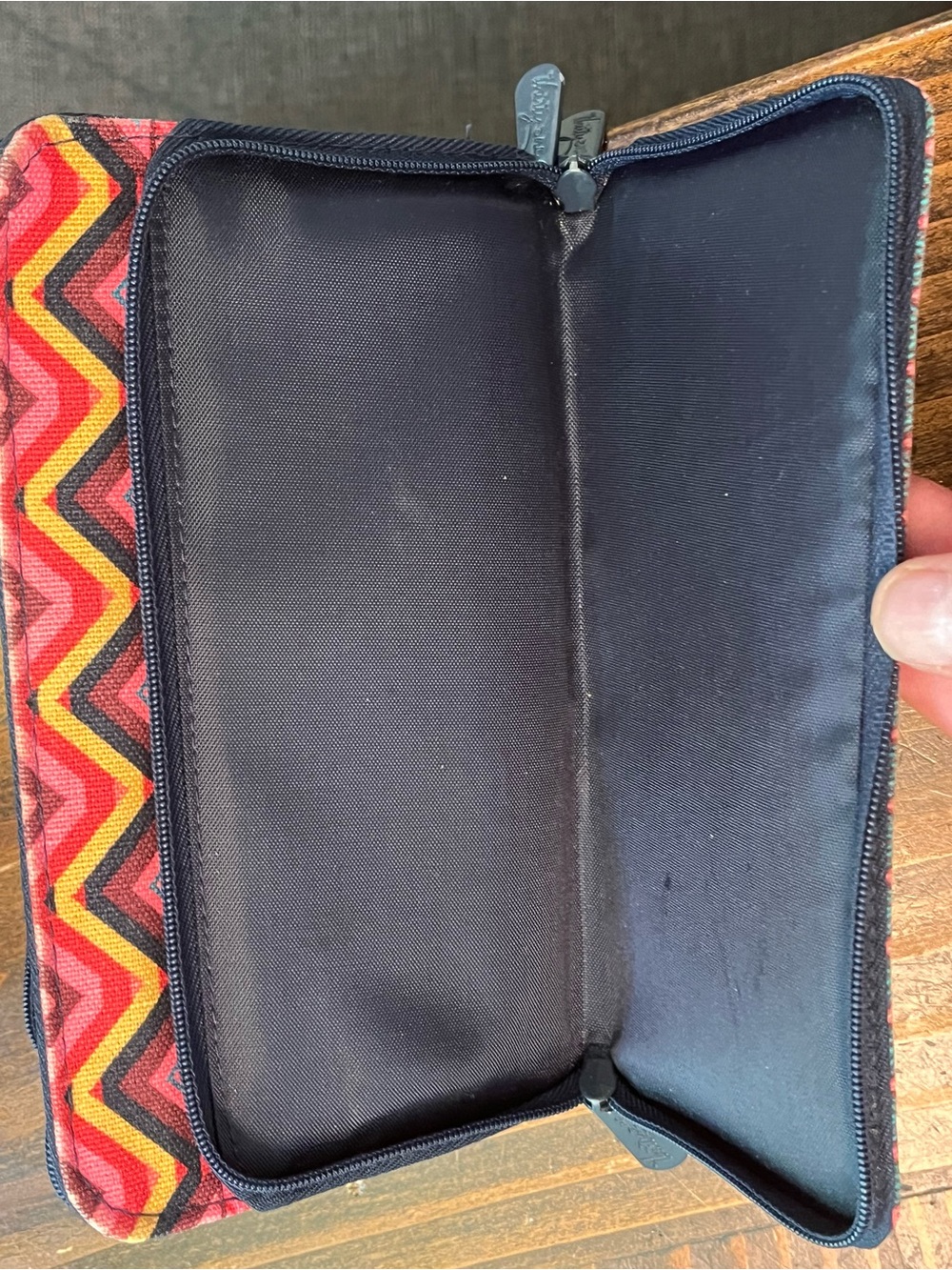 Colorful Aztec Print Zip Wallet - Picture 5 of 7